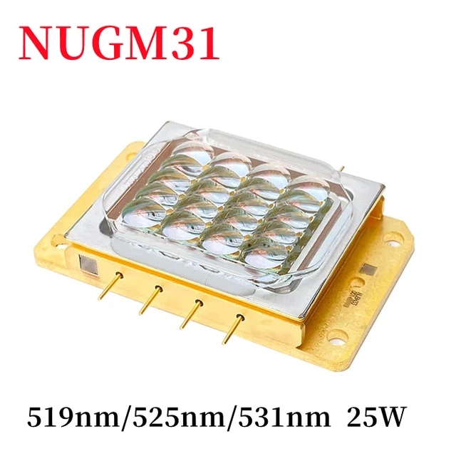 Nichia NUGM31 519nm-525nm-531nm 25W+ Green Laser Diode Array