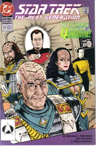 Star Trek: The Next Generation Comic Book #33 DC Comics 1992 NEAR MINT UNREAD