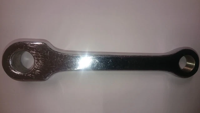 Pédalier Nervalux 3 Bras Manivelle Acier Chromé, Chaîne Cyclo 50/47 Dents, Pour Vélo Course