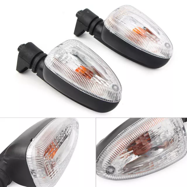 2 x Clear Turn Signal Light Indicator Fit BMW F650GS R1200GS F800GS HP2 Enduro