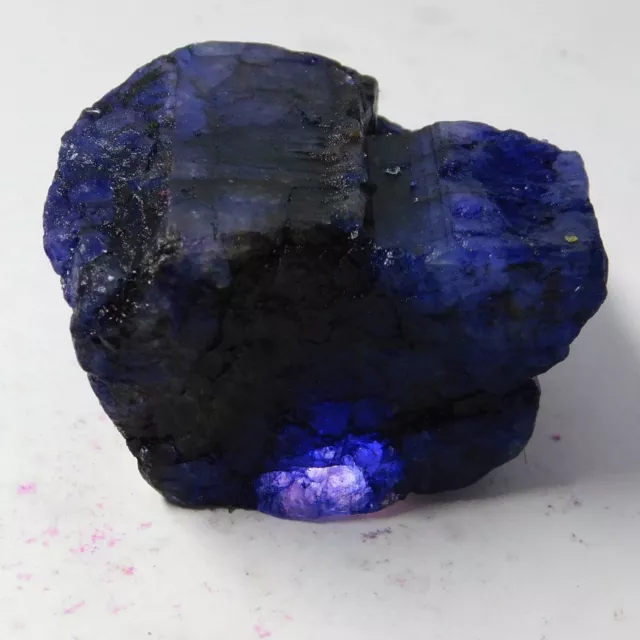 525 Ct Natural Sapphire Huge Rough Earth Mined Certified Blue Loose Gemstone