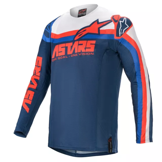 Alpinestars Techstar Venom Dark Blue Bright Red White -  Livraison gratuite!