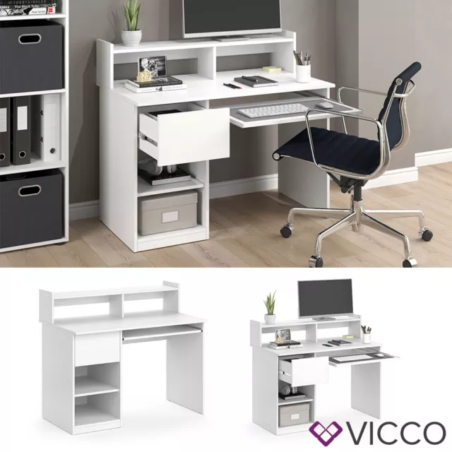 Bureau Vicco Ben, bureau informatique, extensible, table de travail, bureau