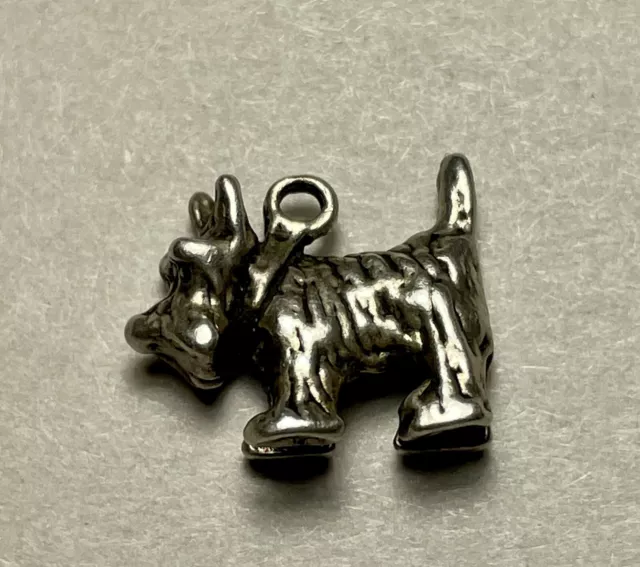 Sterling Silver Charm "Scottish Terrier' .925