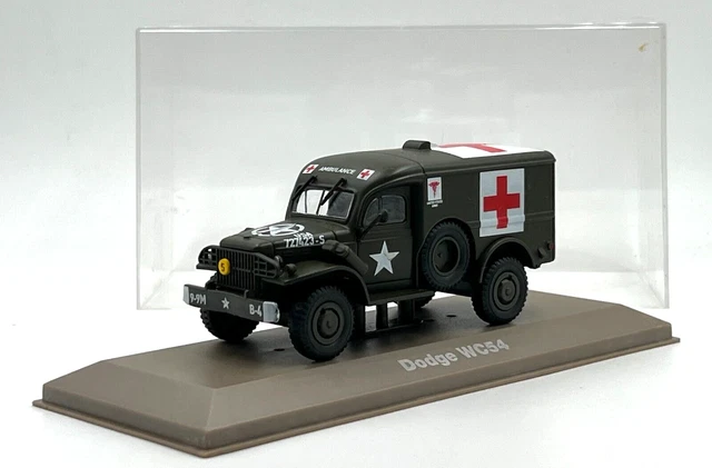 Dodge - WC54 Ambulance Militaire 1944 - Modèle Presse - 1/43 - Autos