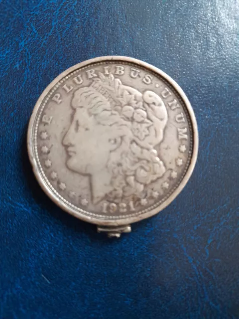 1921 USA Silver Morgan Dollar Good Detail, Grey Tones