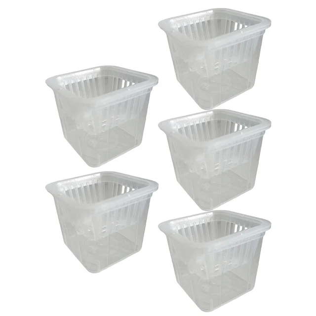 16 Vasi Per Orchidee Trasparenti LINSOCLE - Con Foro Di Drenaggio, Per Piante Grasse E Cactus - Foto 9