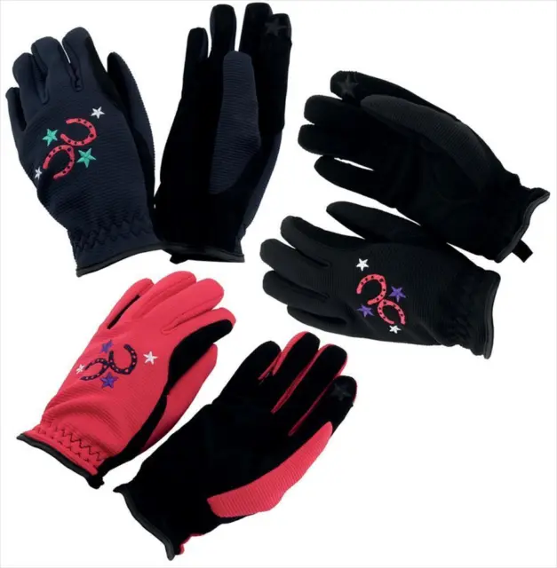 Scan-Horse Equipage Children's Glove Candy - Fleece Lined