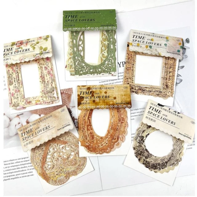 Multicolored Vintage Paper  Aesthetic Paper Art Paper Lace Paper  DIY