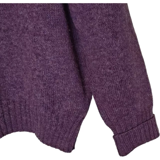 VINTAGE LORD JEFF 100% Shetland Wool Brown Sweater Men's L USA Made ...