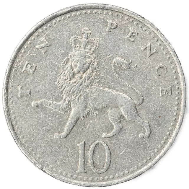 1992 Great Britain Elizabeth II Ten Pence coin 2