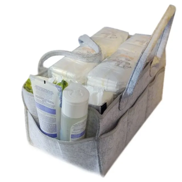 Diaper Caddy Organizer Portable Holder Bag Nursery Baby Essiantials Storage Tote 3