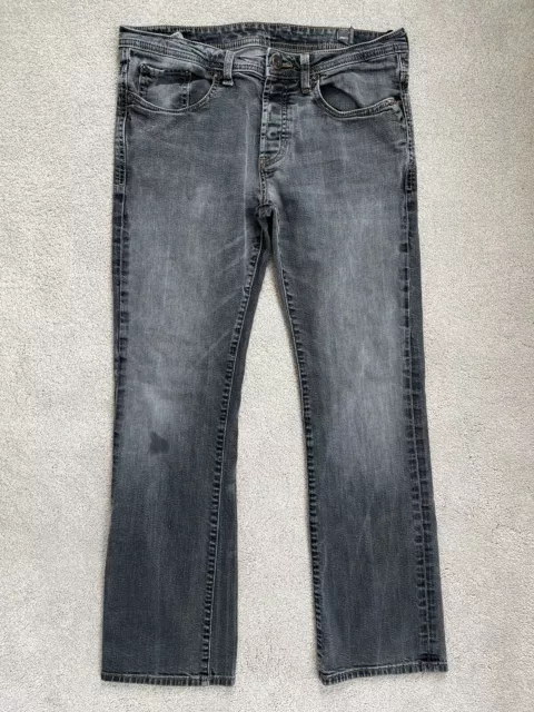 Buffalo David Bitton Men’s King-X Jeans 33x32 Slim Bootcut Stretch