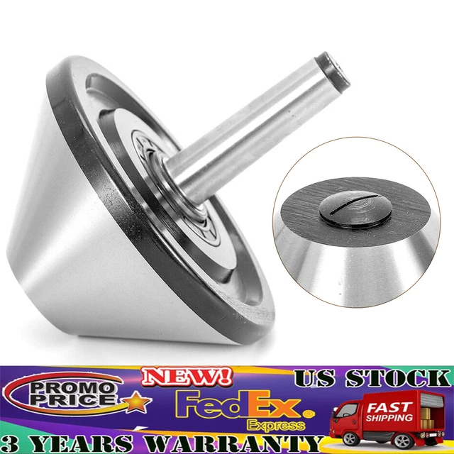 1* Morse Taper For Lathe Hollow 6" (MT3-150mm) Bull Nose Live Center Morse Taper