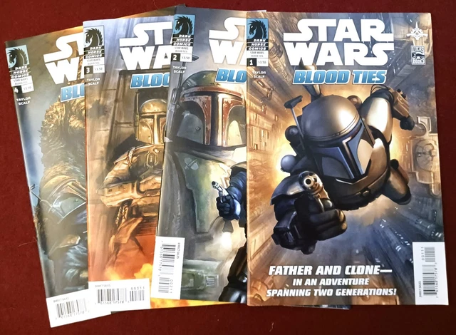 Star Wars Blood Ties #1-4 complete Dark Horse 2010 series Jango & Boba Fett