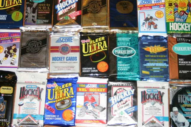 HUGE INVENTORY OLD HOCKEY NHL Cards NEW Unopened Packs Wax Box Lot