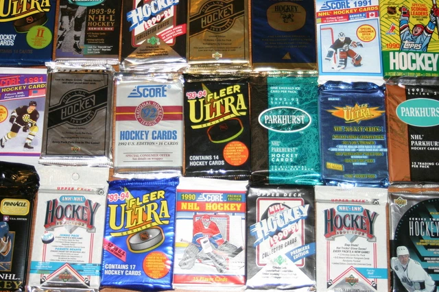 HUGE INVENTORY OLD HOCKEY NHL Cards NEW Unopened Packs Wax Box Lot HUGE INVENTORY OLD HOCKEY NHL Cards NEW Unopened Packs Wax Box Lot