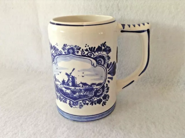 Delft Original Hand Painted Blue 5 inch Collectible Mug/Coffee Cup