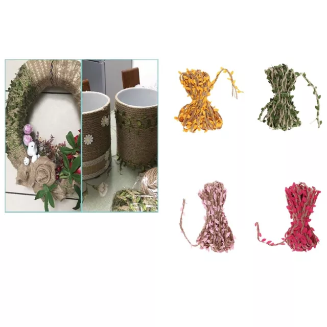 10M Artificial Vines, Jute Twine Burlap Rope Garland DIY Decorative Greenery