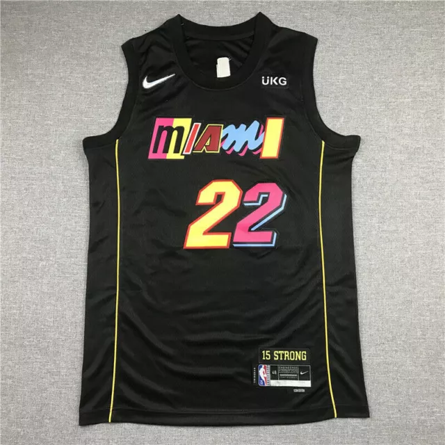 Authentic Nike Miami Heat Caron Butler #4 Black Alternate Jersey 48 XL