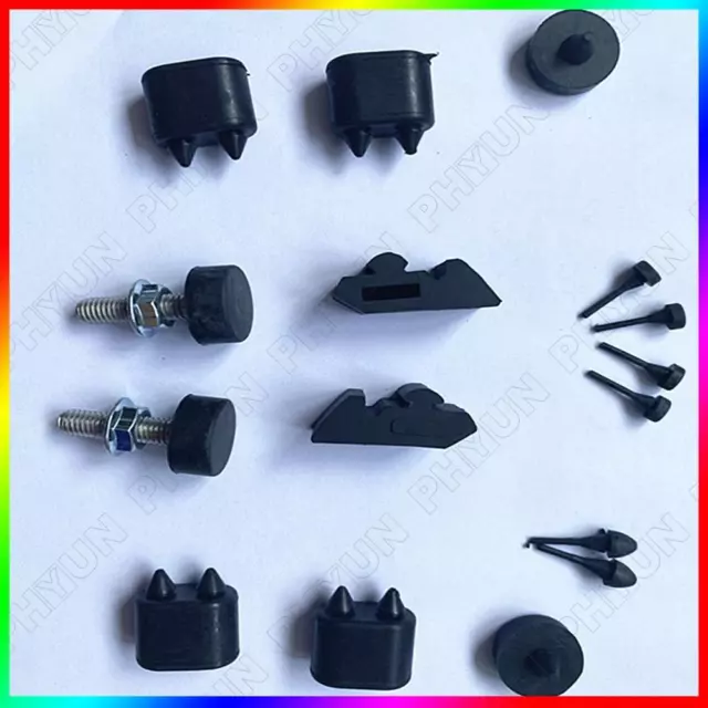 Rubber Stopper Kit w/ Hood Adjusters For Camaro 1967 1968 1969 Stoppers Bumpers