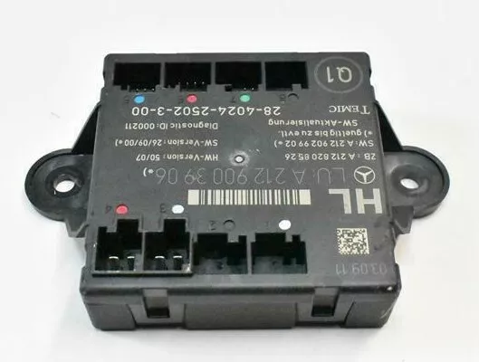 08-14 Mercedes W204 C250 C300 Rear Left Driver Side Door Control Module OEM