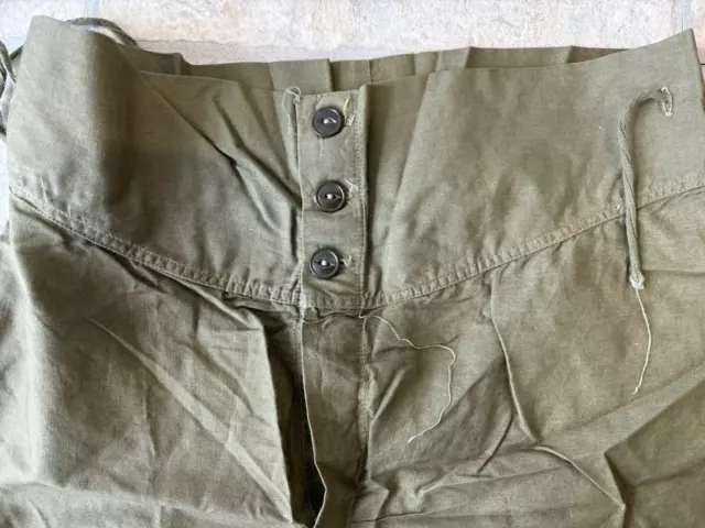 US ARMY WWII OD Green Cotton Boxer Shorts Size Marked 30 Inches Maker ...