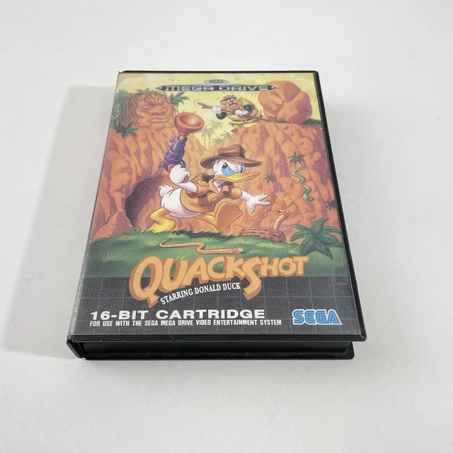 Jeu QuackShot Starring Donald Duck Megadrive Version Japonaise NTSC - État Correct, 1991