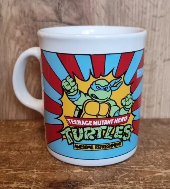 Teenage Mutant Hero Turtles Mug Vintage 1990 Kinnerton Ceramic Cup Classic TMNT