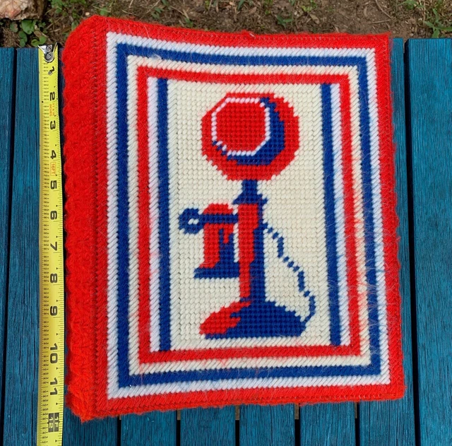 Vintage Telephone Book Cover Cross Stitch