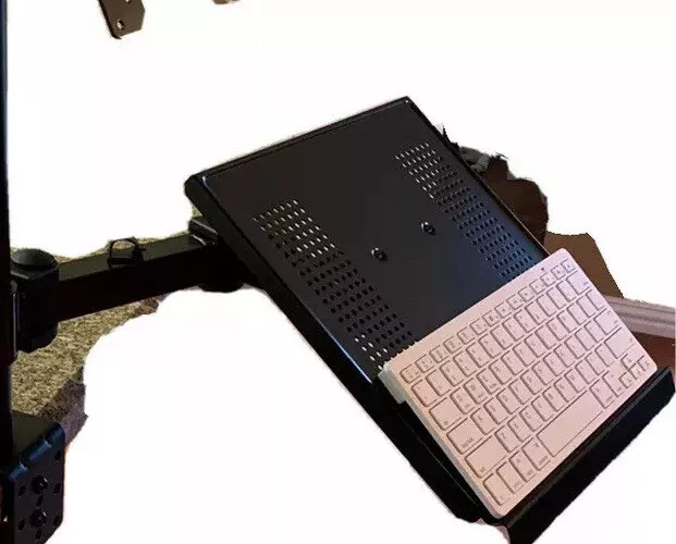 Two Articulated Arms & Laptop  / Keyboard Tray: Convert To Standup Option