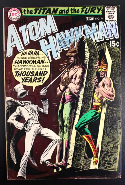 The Atom #44 DC Comics 1969  - Art - Murphy Anderson story - Robert Kanigher VG