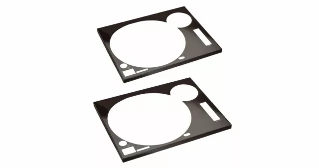 Zomo Faceplate Twin - Pair Of Cover Metallic for Record Player Technics SL-1200