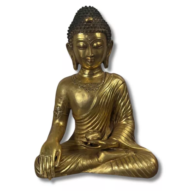 Buddha Figur Tibet China Bronze Skulptur 43cm große Statue AsienLifeStyle