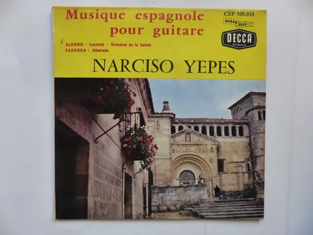 NARCISO YEPES Musique espagnole pour guitare CEP 500018