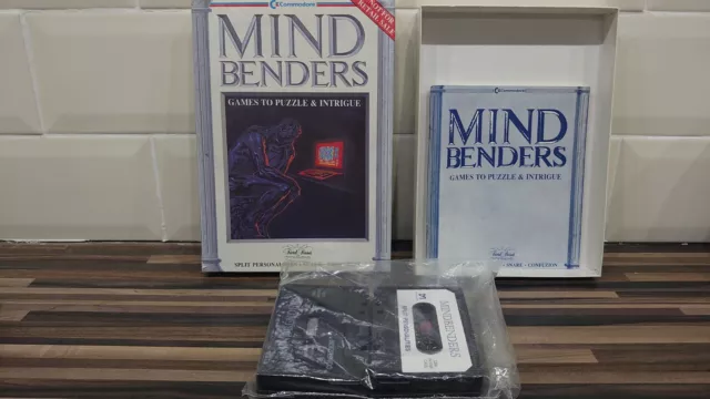 Rare Big Box Commodore Game Mind Benders ( Not For Retail Sale Rare !!