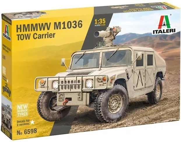 Italeri  1/35  HMMWV M1036 TOW Carrier #6598📌Listed in USA📌New Release📌