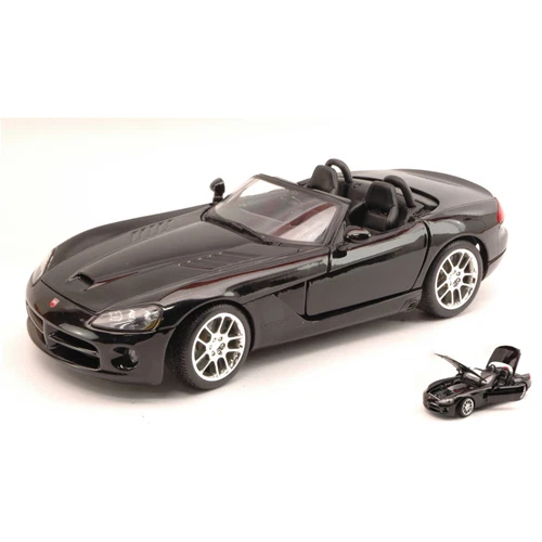 DODGE VIPER SRT/10 2003 BLACK 1:18 Maisto Auto Stradali Die Cast Modellino