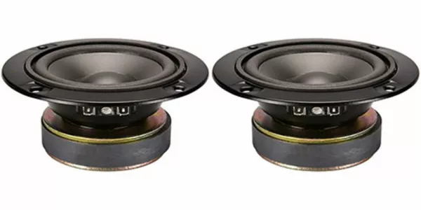 NEW (2) 5" Midrange Speakers.Sealed.8 ohm.Pro Home Audio Mid Vocal Voice PAIR.