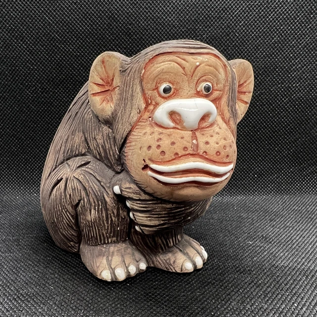 Vintage Gorilla Resin Figurine Made in Taiwan