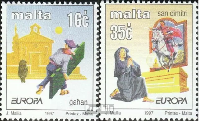 Malta 1012-1013 mint never hinged mnh 1997 Europe