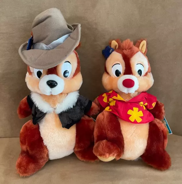 Chip & Dale Vintage Disney Applause Rescue Rangers Plush New with tags 12"