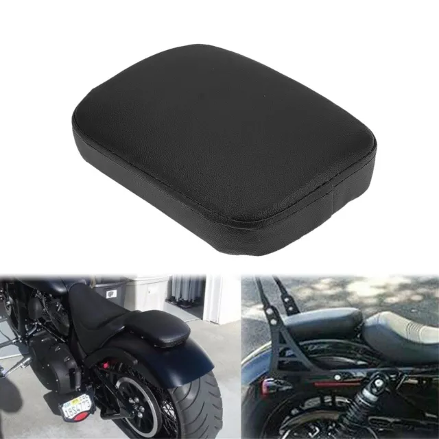 Arrière Selle Coussin Siège Passager 8 Ventouse Noir Pour Harley Sportster XL883