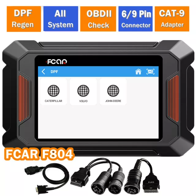 Construction Machine Heavy Duty Truck Diagnostic Scanner DPF Regen OBD Scan Tool