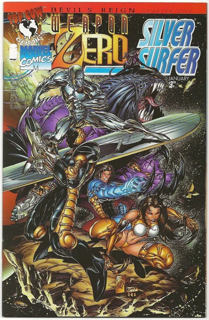 Weapon Zero / Silver Surfer #1 (1995) NM Comic Devil's Reign Chapter 1 of 8