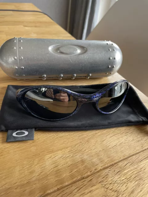 Oakley Eye jacket Sonnenbrille 1.0 blue blau