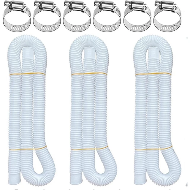 4 Piezas Adaptadores Para Manguera De Piscina 1.25 Pulgadas Repuesto De Bomba - Compatible Con Intex (Conexión Sobre Suelo)