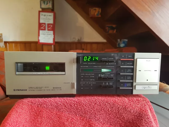 Platine cassette Pioneer CT-X9,Cassette Deck Pioneer CT-x9