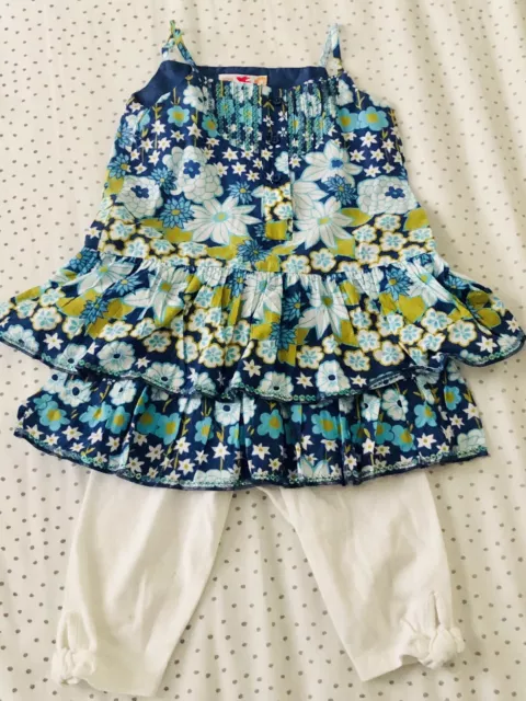 BNWOT M&S baby girl outfit - dress/tunic & leggings, 18-24 months (1.5-2 years)
