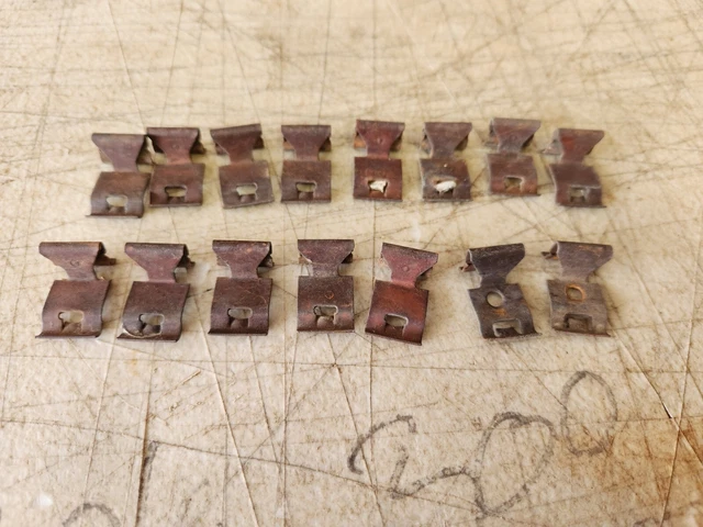 1955 1956 1957 Chevy Rear Window Windshield  Molding Trim Clips Pinchweld Used